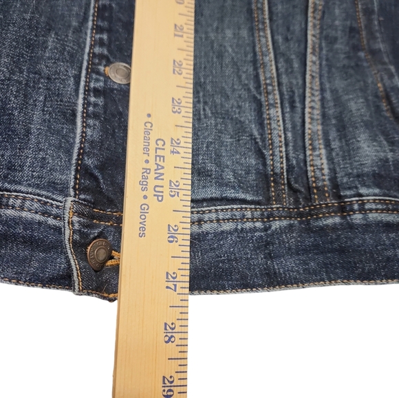 Old Navy jean jacket ḍark wash Small Mens - Picture 12 of 12